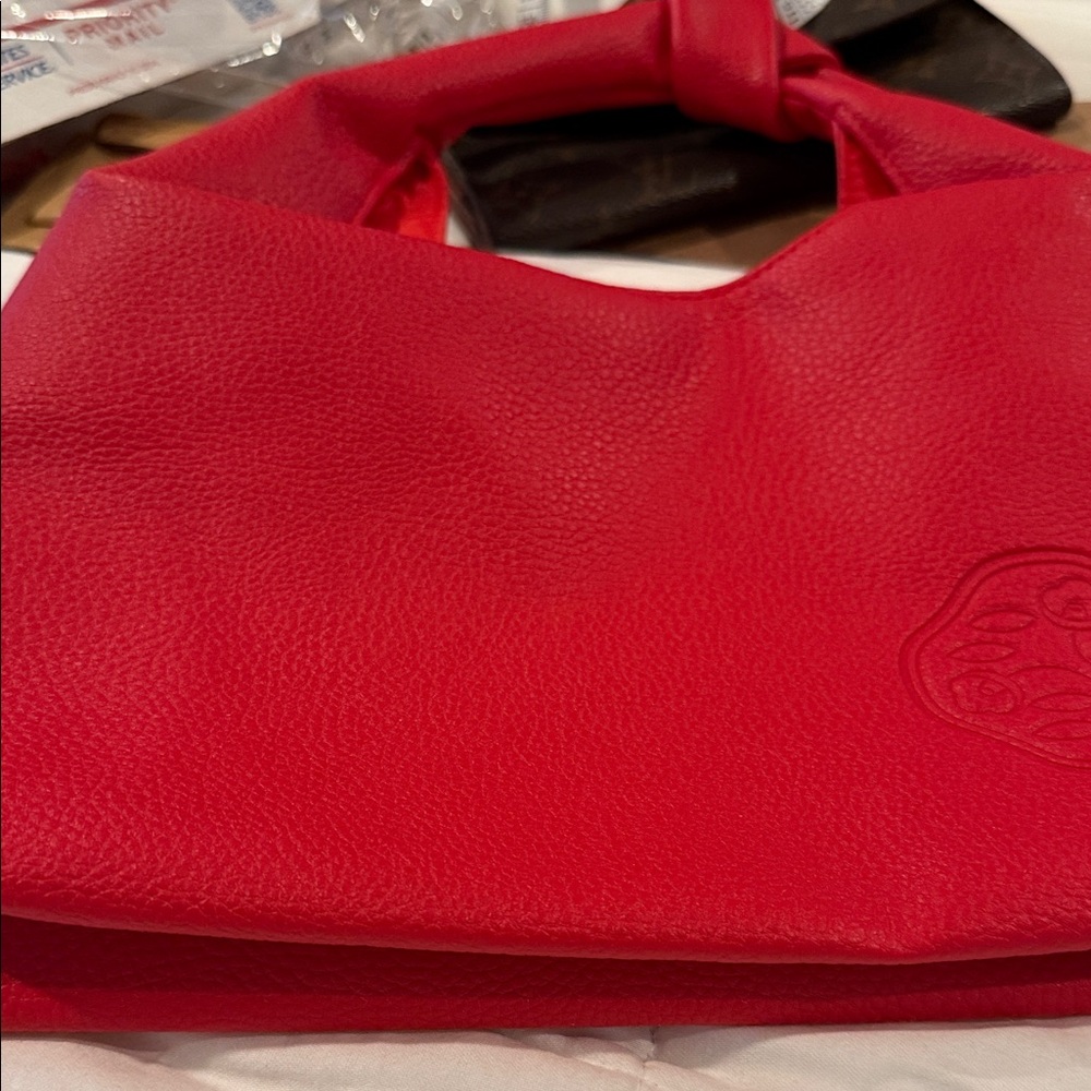 Shiseido red bag